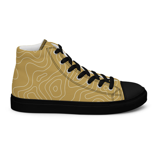 Chaussures montantes en toile pour hommes