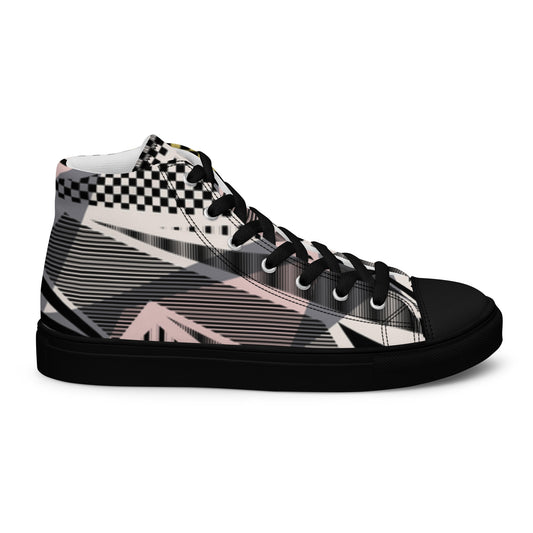 Chaussures montantes en toile pour hommes