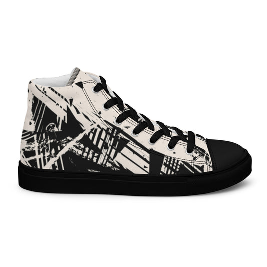 Chaussures montantes en toile pour hommes