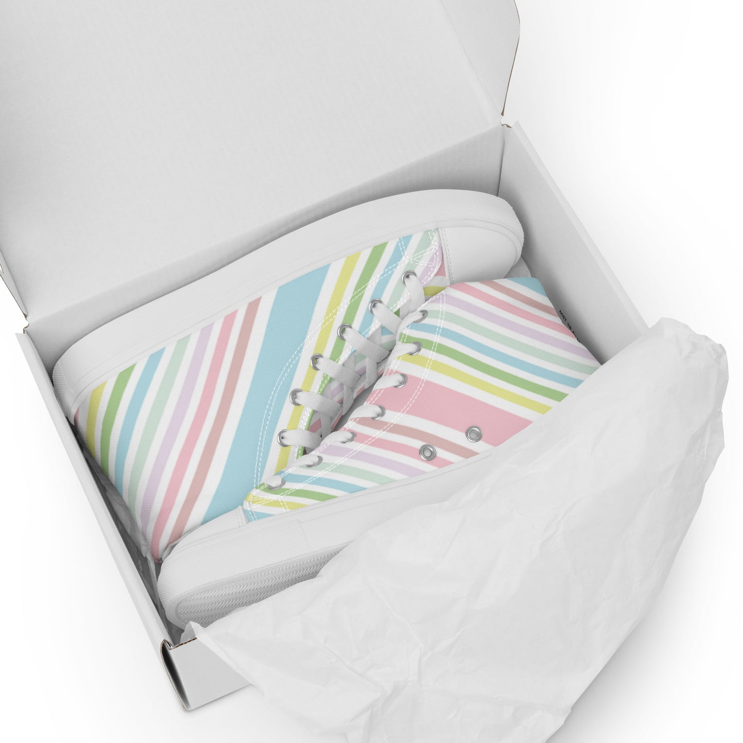 Men’s high top canvas shoes