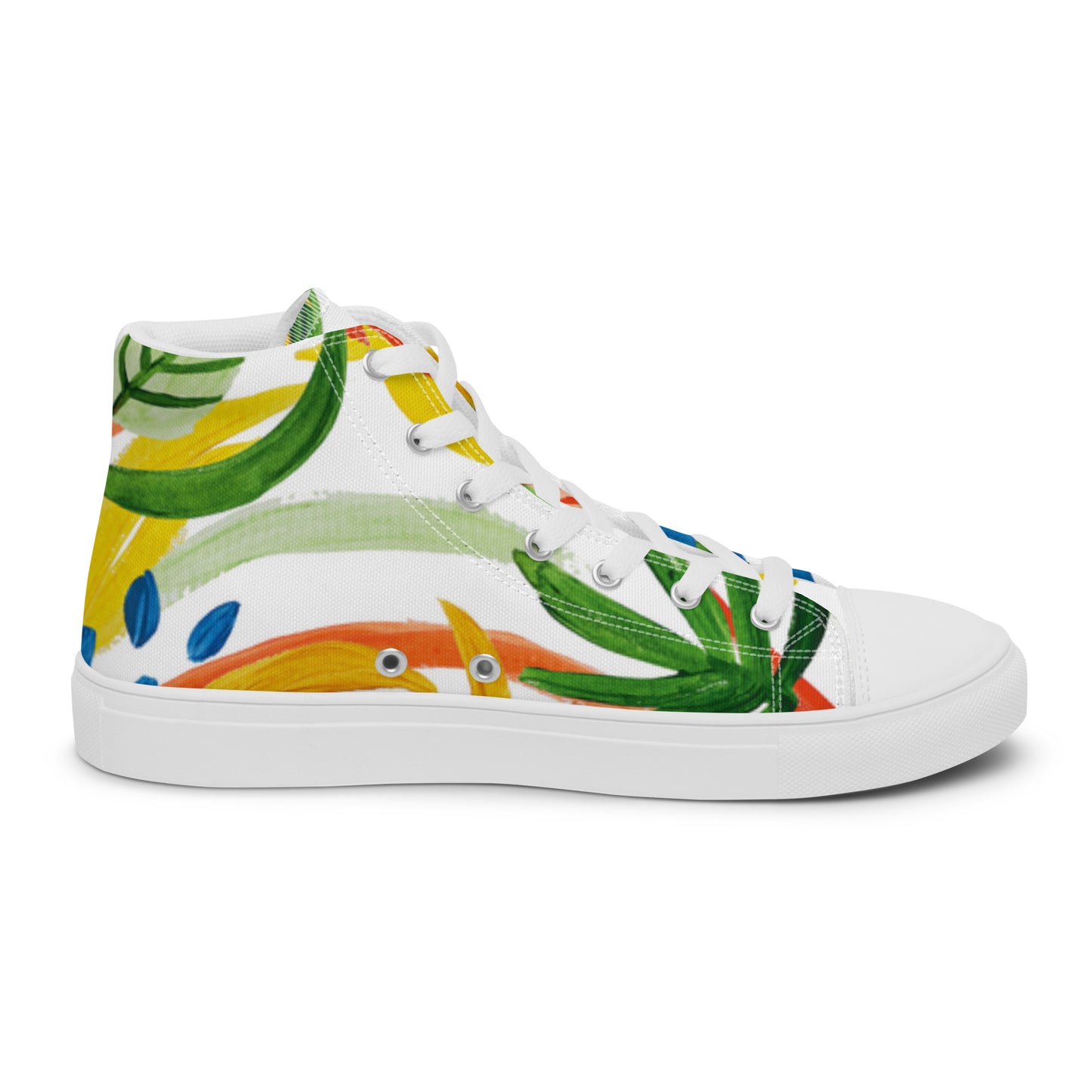 Chaussures montantes en toile pour hommes
