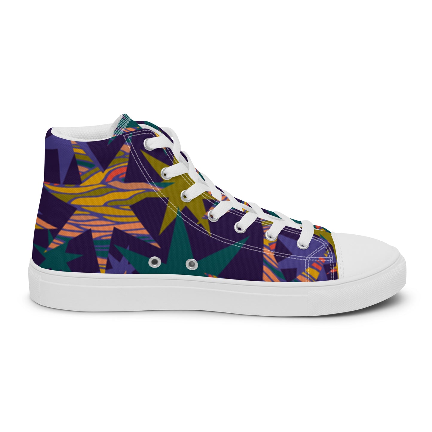 Men’s high top canvas shoes