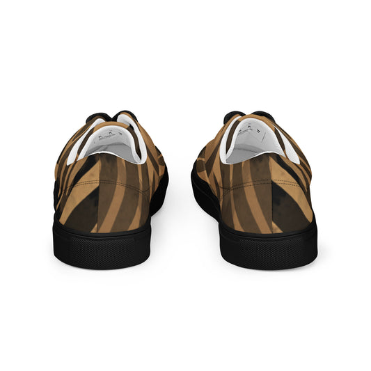 Chaussures à lacets en toile pour hommes