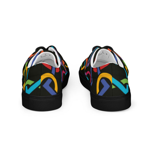 Men’s lace-up canvas shoes