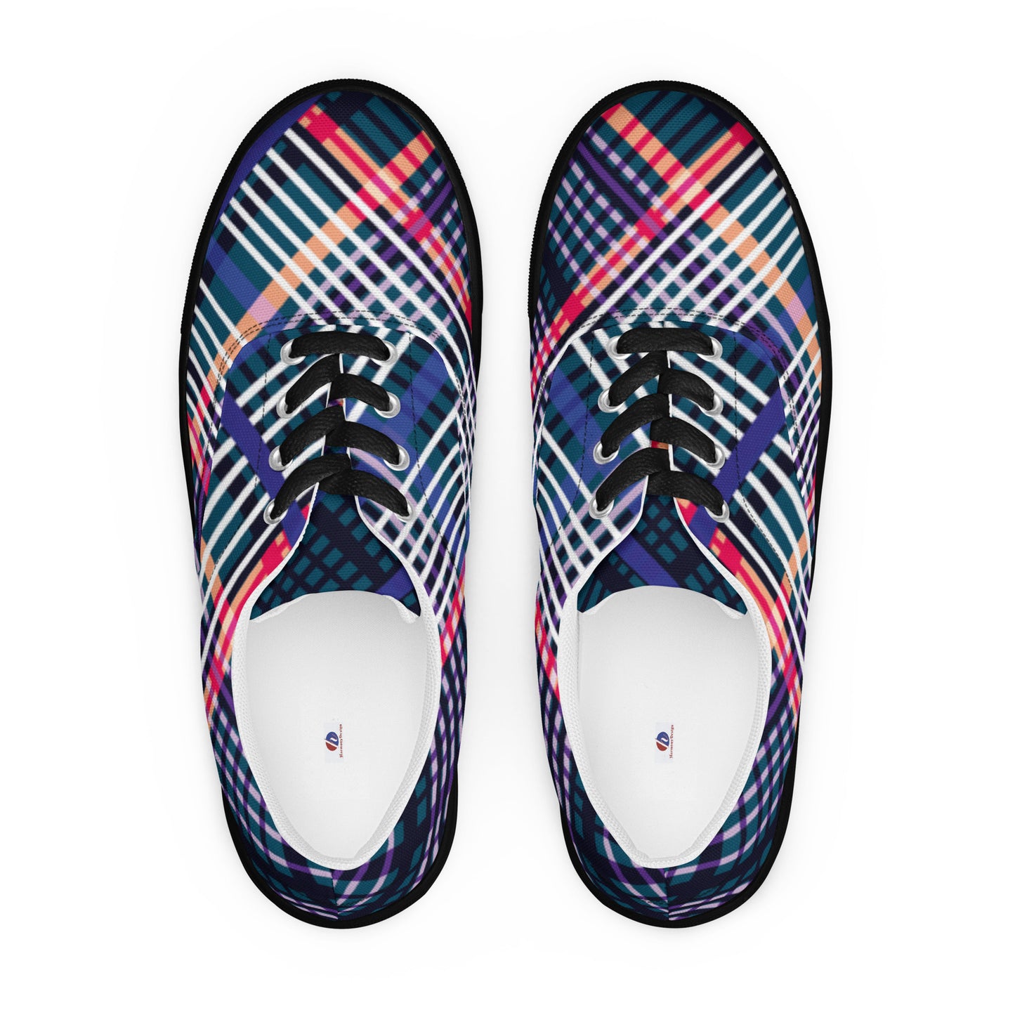 Chaussures à lacets en toile pour hommes
