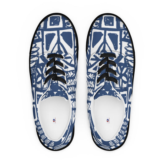Men’s lace-up canvas shoes