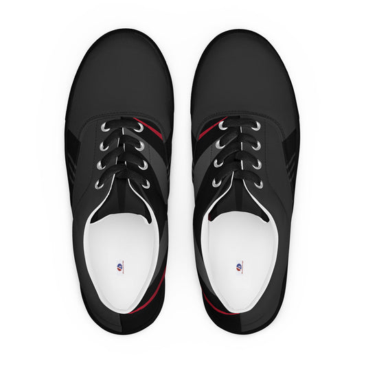 Chaussures à lacets en toile pour hommes