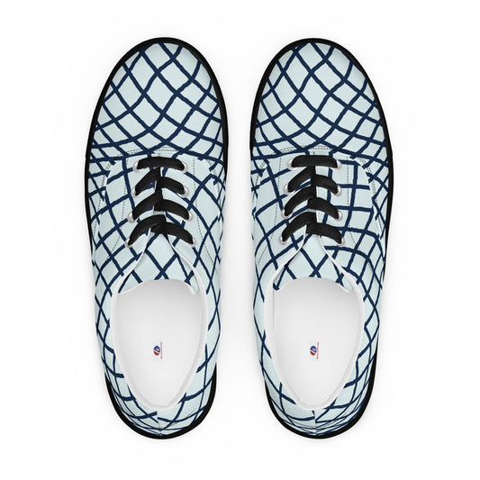 Chaussures à lacets en toile pour hommes