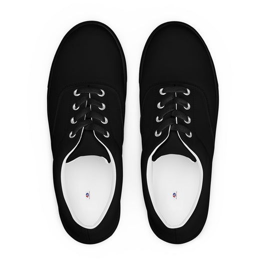 Chaussures à lacets en toile pour hommes