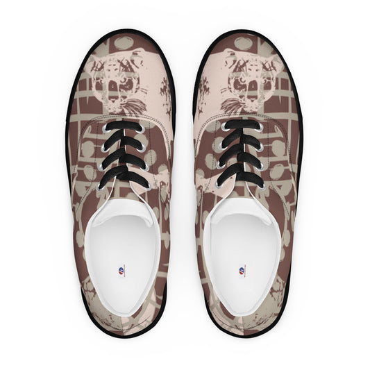 Chaussures à lacets en toile pour hommes