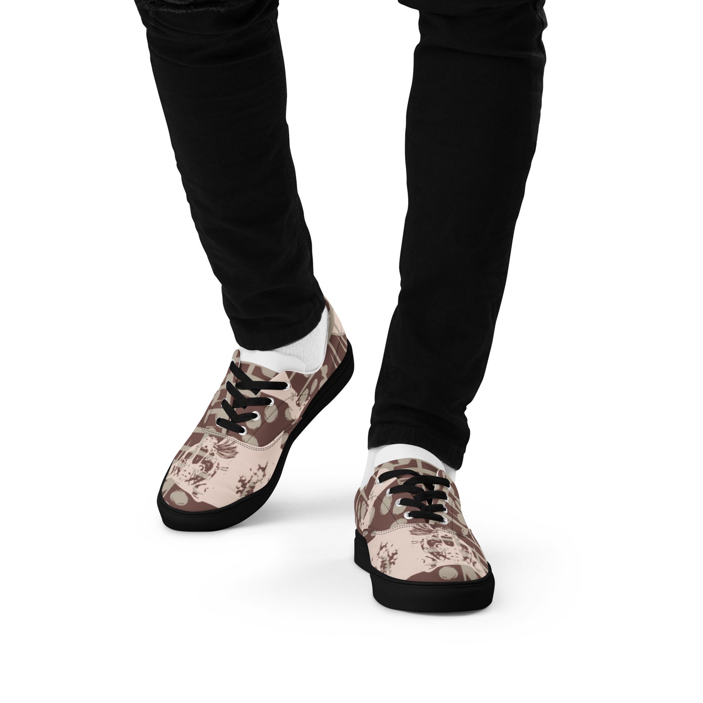 Men’s lace-up canvas shoes