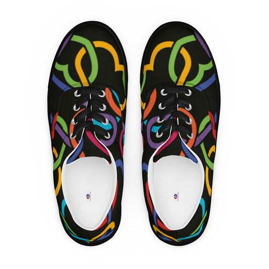 Men’s lace-up canvas shoes