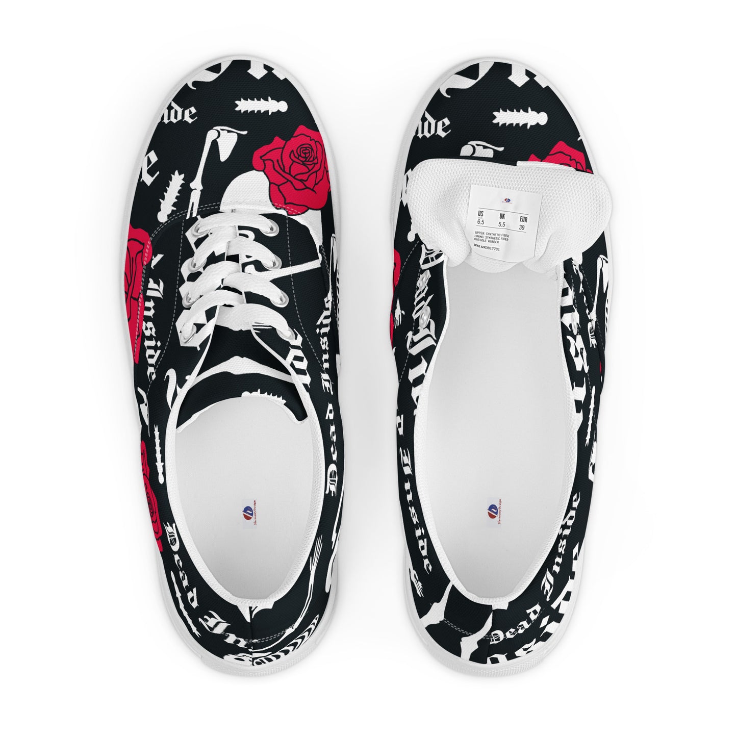 Men’s lace-up canvas shoes