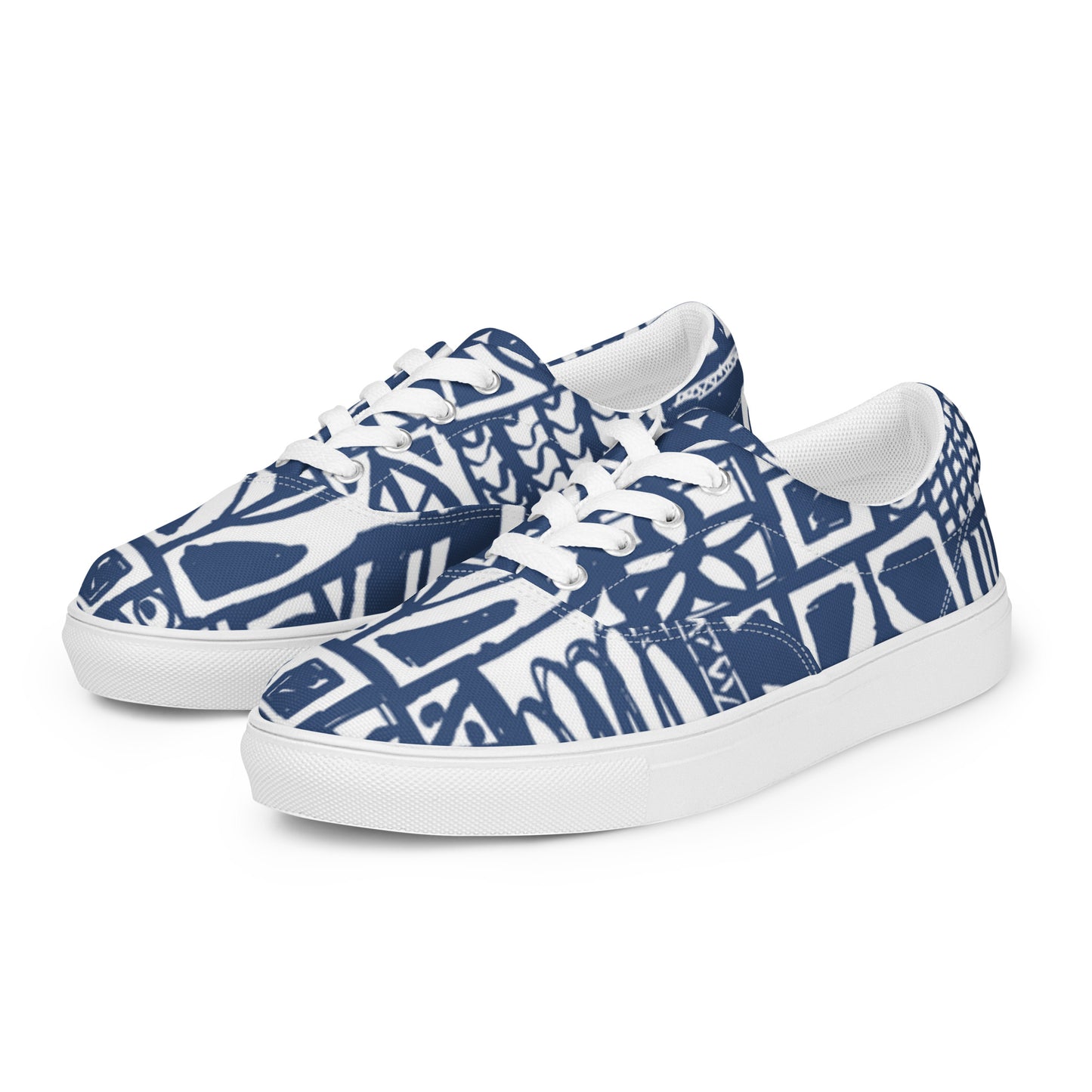 Men’s lace-up canvas shoes