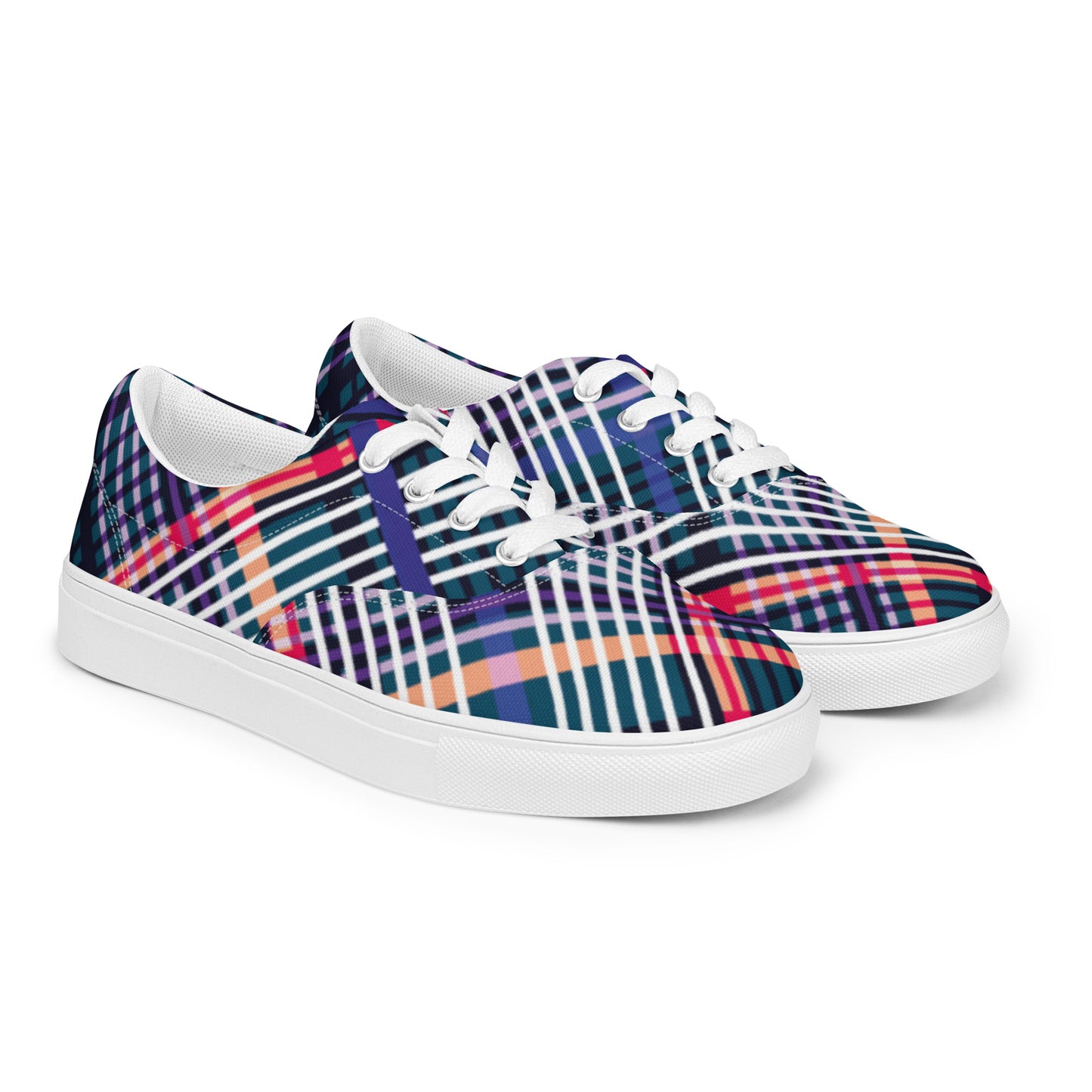 Chaussures à lacets en toile pour hommes
