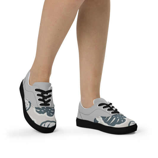 Chaussures en toile à lacets pour femmes