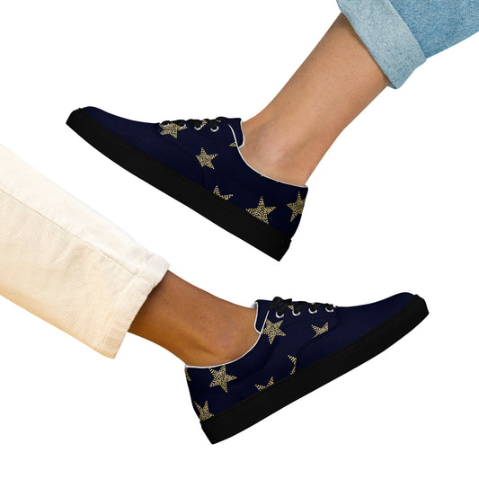 Chaussures en toile à lacets pour femmes