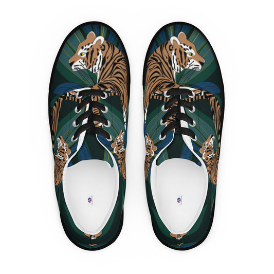 Chaussures en toile à lacets pour femmes