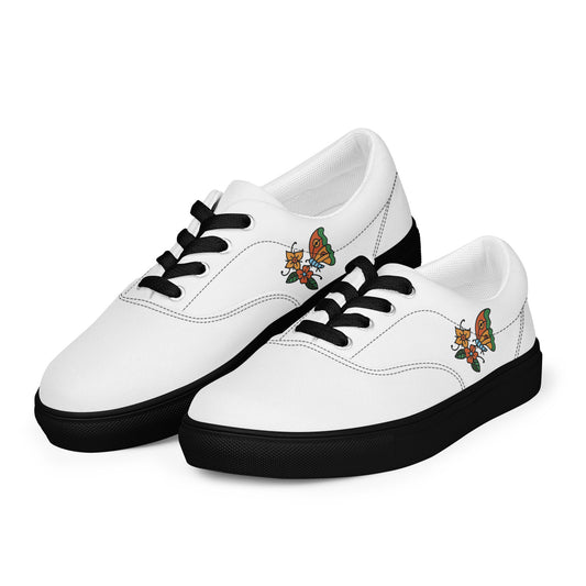 Chaussures en toile à lacets pour femmes