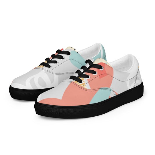 Chaussures en toile à lacets pour femmes