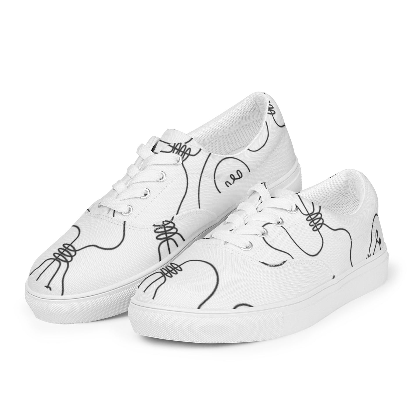 Women’s lace-up canvas shoes