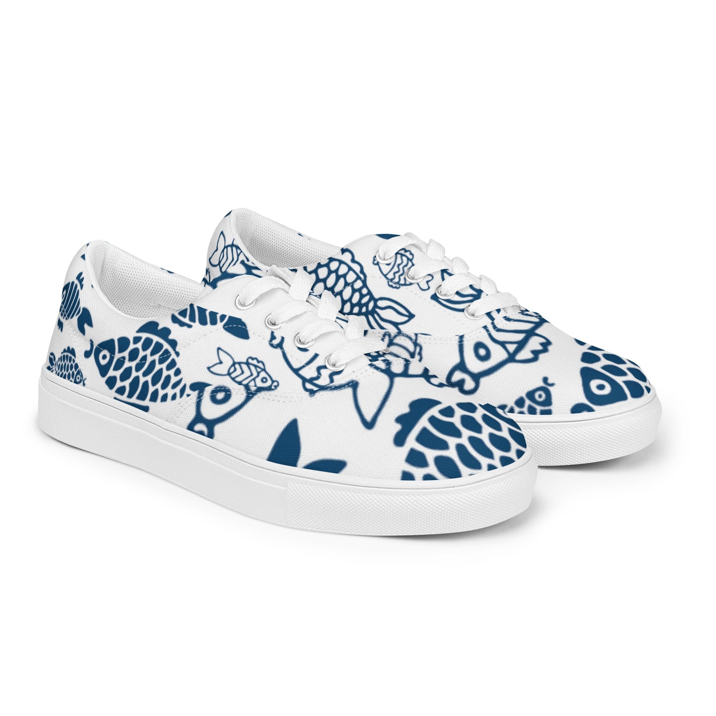 Women’s lace-up canvas shoes